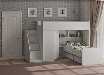 Белый/алюминий