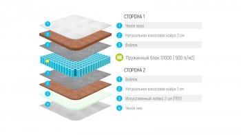 МАТРАС ЛОНАКС КОКОС МЕДИУМ S1000 (512 П/М2) 180 см(МАТРАС LONAX COCOS MEDIUM S1000 (512 П/М2) 180 см)