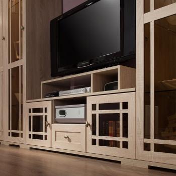 Тумба для ТВ длинная Глазов-мебель Sherlock 3