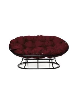 бордовая подушка