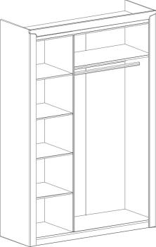 Шкаф трехдверный МебельГрад