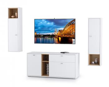 Дуб крафт золотой/белый премиум