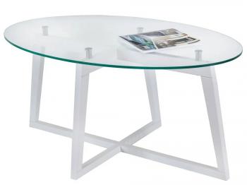 белый/стекло прозрачное