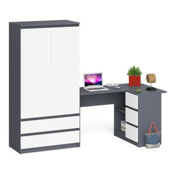 Графит/Белый