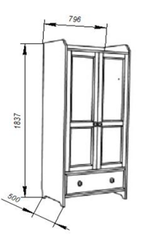 Шкаф Гуд Лакк Вествик 21