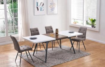 Стул DC1819 Бежевый HE564-6/Черный (Р)