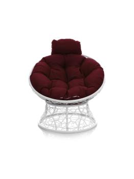 бордовая подушка