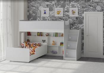 Белый/алюминий