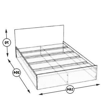 Кровать СВК Стандарт 1600