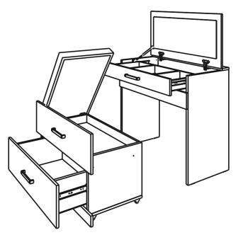 Стол туалетный FANT №3