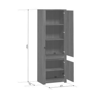 Шкаф БРВ Мебель KADA S404-REG2D