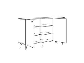 Комод ОГОГО Rili большой