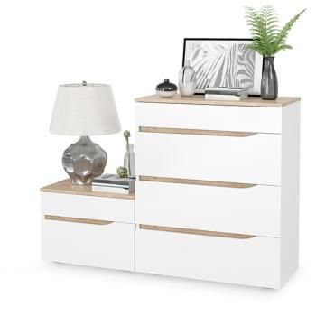 Белый/дуб эндгрейн элегантный