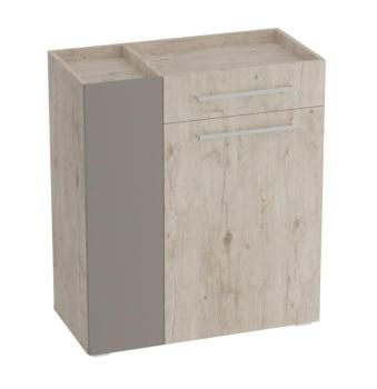 дуб бонифаций/мокко глянец