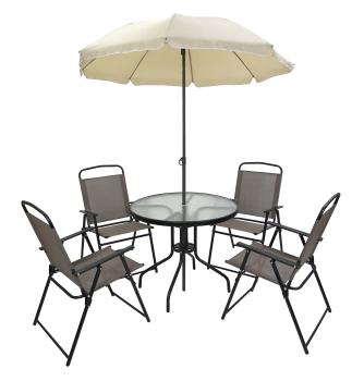 Набор мебели Мебельторг Ялта складной со спинкой