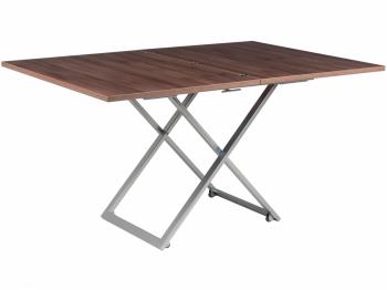 Стол-трансформер Levmar Compact D69/S59 Дуб Шамони Темный/Серебро