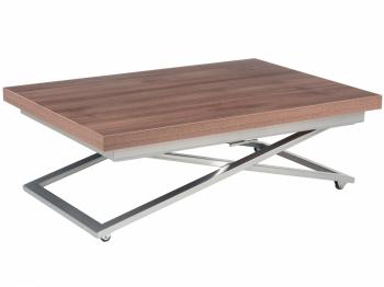 Стол-трансформер Levmar Compact D69/S59 Дуб Шамони Темный/Серебро