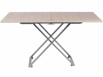 Стол-трансформер Levmar Compact D68/S59 Дуб Шамони Светлый/Серебро