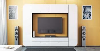 Стенка Неман Imeb белый глянец МН-401.2