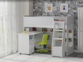 Белый/алюминий