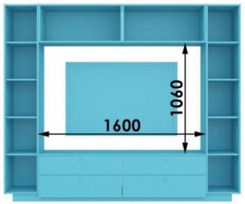 Стенка Неман Imeb белый глянец МН-401.2