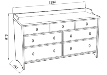 Комод Гуд Лакк Вествик 7
