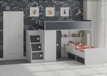 Белый/графит