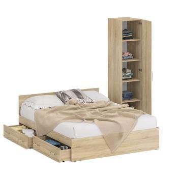 Кровать с ящиками СВК 1600 + Пенал Стандарт