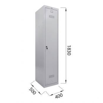 Шкаф металлический для одежды BRABIX