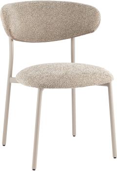 Букле бежево-зеленый, кремовые ножки