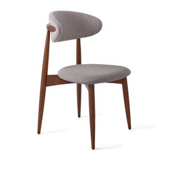 букле темный латте, опора бук коричневый