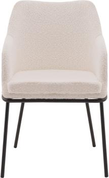 Стул STOOL GROUP Кози new букле с подлокотниками