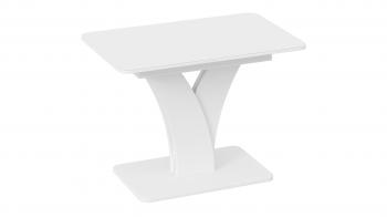 Белый/Стекло белое матовое