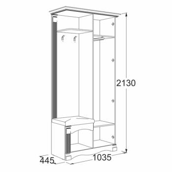Прихожая FANT САША-16