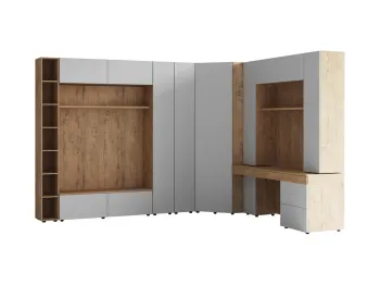 Корпус - Дуб Бунратти, Фасад - Белый