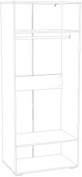 Шкаф для одежды Сильва Банни НМ 041.42