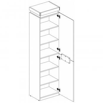 Шкаф Анрэкс 1D TORINO