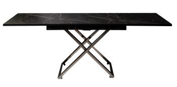 Черный мрамор/Нержавеющая сталь