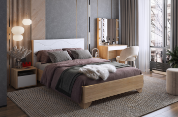 дуб сонома/белый