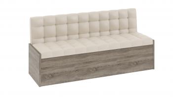 Дуб Сонома трюфель/Кожзам бежевый