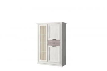 Шкаф с витриной Анрэкс BORDO 1V2D1S