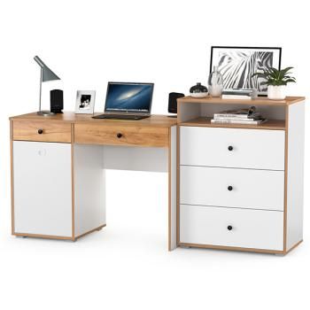 Белый премиум/дуб крафт золотой