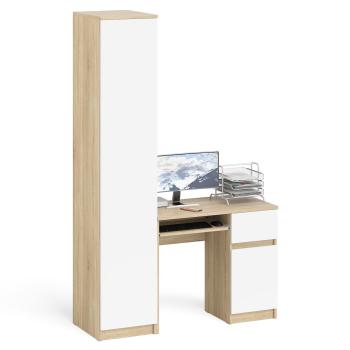 Дуб сонома/белый