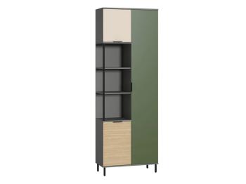 Темно - серый U2601, Сатин 7045 SU, Плэйн, Дымчатый Зеленый K521