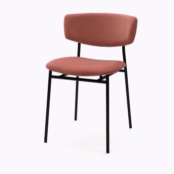 розовый, основание черный металл