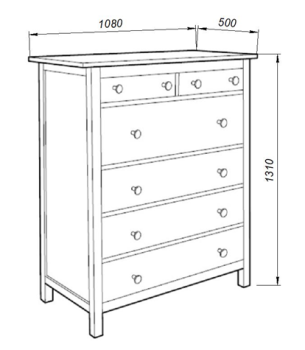 Комод Гуд Лакк Кантри 06