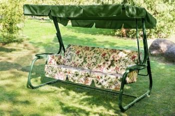 Каркас зеленый/Бежевый рис.цветы