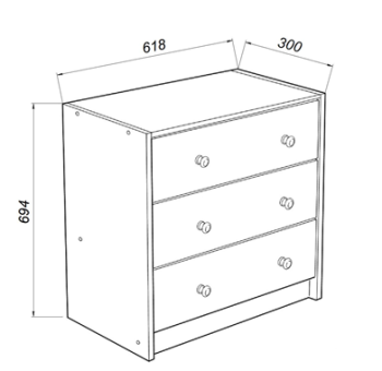 Комод Гуд Лакк Вествик 03