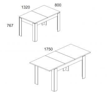 Стол раздвижной Анрэкс JAZZ