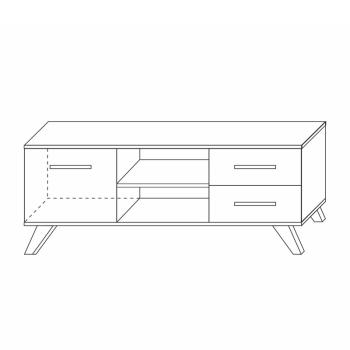 Тумба под ТВ Кураж Вега Скандинавия